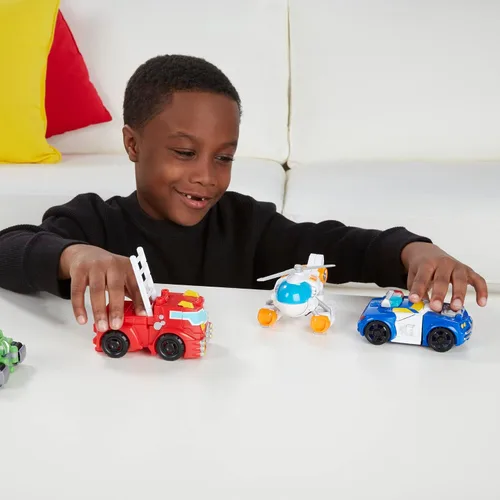 Vista 5 de Transformers Rescue Bots Griffin Rock Team Figuras de acción (exclusivo de Amazon)