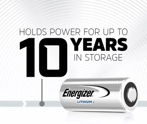 Vista 2 de Energizer Baterías de litio industriales, CR2, paquete de 8 baterías, ELN1CR2-8
