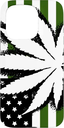 Vista 14 de American Weed Flag 4:20 Cannabis Pot Marijuana Stoner Gift Case for iPhone 17