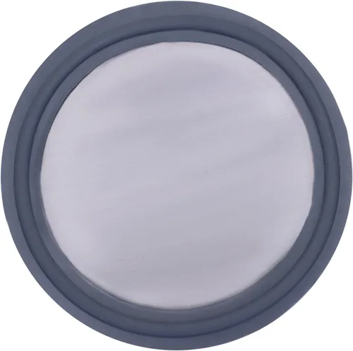 Vista 17 de DERNORD Junta sanitaria FKM de 2" con pantalla de acero inoxidable - Abrazadera triple trébol (paquete de 1) (6 mallas)