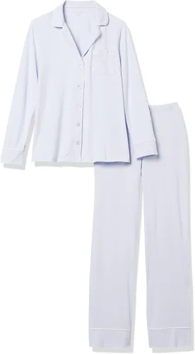 Vista 5 de Tienda Essentials Conjunto de pijama de manga larga modal de algodón para mujer (disponible en tallas grandes)