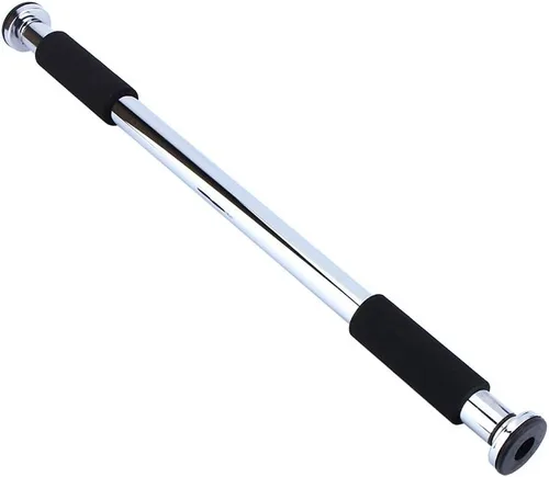 Vista 5 de Ajustable Chin Up Multiuso Interior Gym Pull Up Acero galvanizado, variedad de posibles ejercicios con almohadillas de espuma seguras y tapones