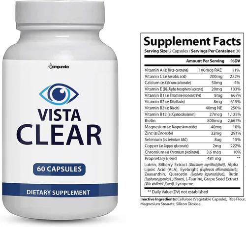 Vista 2 de Vista Clear Advance - Suplemento de fórmula - Paquete de 2 suministros para 60 días