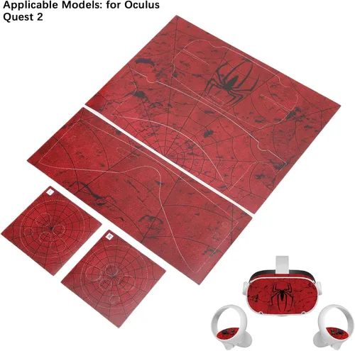 Vista 2 de VGEBY VR - Calcomanías para la piel, calcomanías protectoras para la piel, gafas extraíbles de PVC, calcomanías de piel para Oculus Quest 2