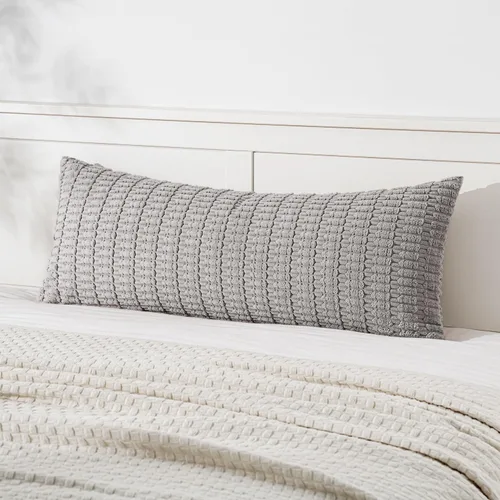 Vista 11 de MIULEE - Paquete de 2 fundas de cojín decorativas de corduroy, modernas y boho, suaves, con rayas, decoración del hogar, sofá, sala de estar, sillón