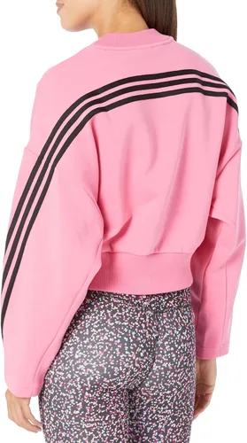 Vista 2 de adidas Women's Future Icon Three Stripes Crew Sweatshirt