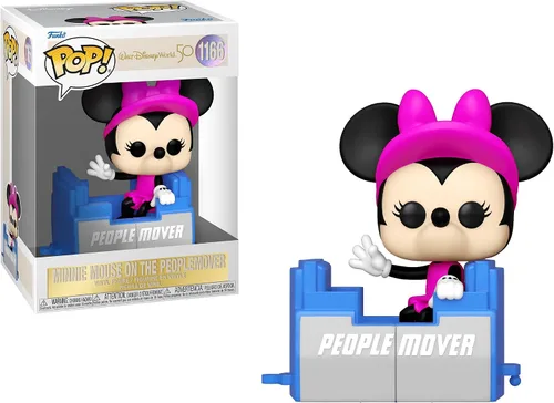 Vista 5 de Funko Pop! Disney: Walt Disney World - Juego de coleccionistas del 50 aniversario – El juego de 3 figuras incluye: People Mover Minnie, People Mover