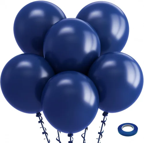 Vista 147 de Bezente Paquete de 150 globos de látex mate color burdeos de 5 pulgadas rojo (07-Red-G42)