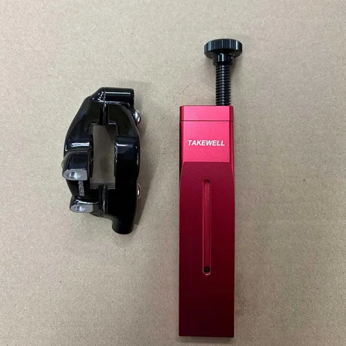 Vista 6 de Herramienta de prensa de pistón para pinza de freno SRAM, herramienta de llave de pistón de pinza de freno de disco hidráulico de bicicleta