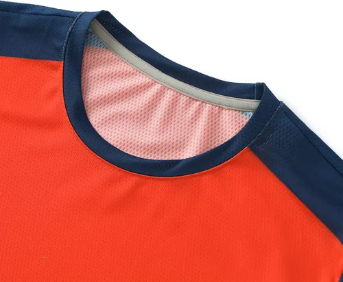 Vista 5 de PTSOC Maillot de ciclismo de montaña para hombre, casual, holgado, manga corta, todoterreno, para uso fuera de carretera, para hacer senderismo
