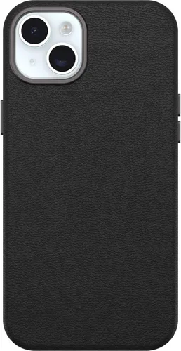 Vista 14 de OtterBox Funda protectora de piel para iPhone 15 Symmetry Series Cactus para MagSafe, color negro ASH (negro), delgada, premium, funda protectora