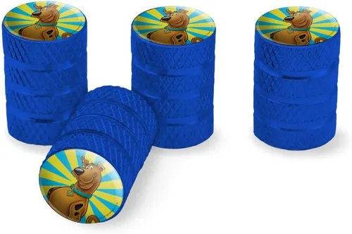 Vista 10 de GRAPHICS & MORE Scooby-Doo - Tapones de válvula de aluminio para llantas de neumático
