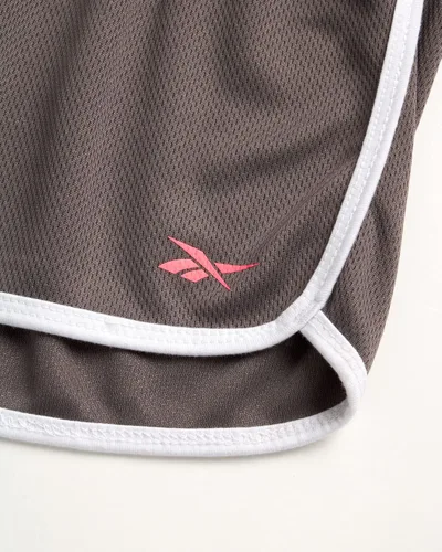 Vista 3 de Reebok Girls' Active Shorts - 2 Pack Closed Mesh Athletic Dolphin Gym Shorts (Big Girl)