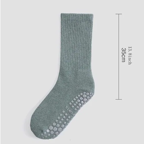 Vista 21 de Calcetines de yoga antideslizantes para mujer, pilates, barras, bailes, descalzos, 1 par