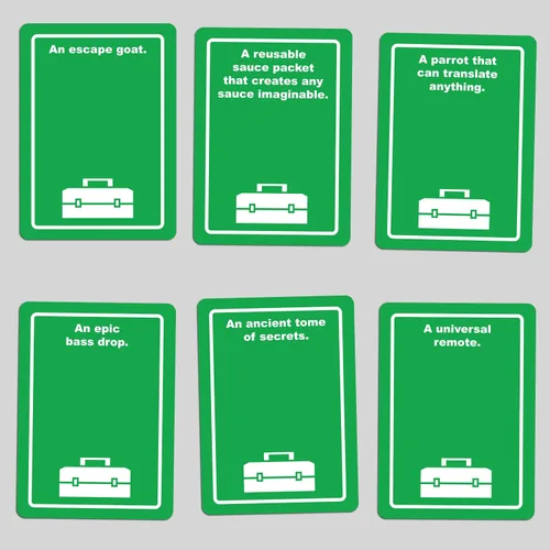 Vista 8 de ORIGAMI WHALE Danger El Juego: El Juego de Cartas de Peligros y Rescates Bizarros - Noche de Juego Familiar y para Adultos - Fácil de Aprender
