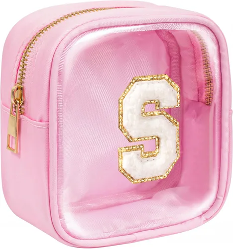 Vista 29 de KOTORA Bolsa de Maquillaje Inicial, Bolsa de Viaje de Artículos de Aseo, Bolsa de Maquillaje Transparente, Bolsas de Cosméticos Organizadoras