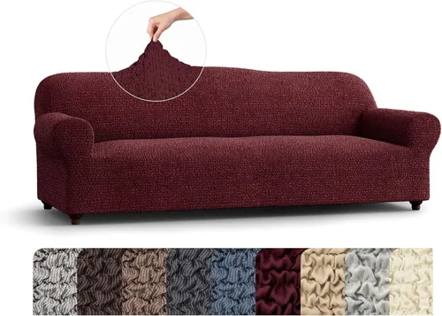 Vista 11 de PAULATO BY GA.I.CO. Funda elástica para sillón – Funda de sofá – Funda de sofá biplaza – Protector lavable de ajuste de forma de 1 pieza para Beige