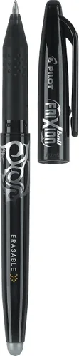 Vista 3 de PILOT FriXion Ball - Bolígrafos de tinta de gel borrables y recargables, punta fina, tinta color negro, paquete de 12 unidades (31550)