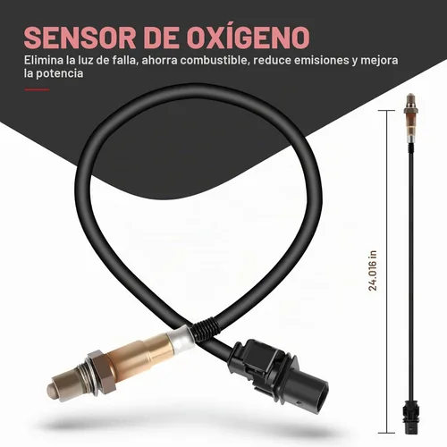 Vista 2 de Sensor de oxígeno O2 de corriente ascendente para automóviles compatible con Hyundai Accent Veloster para Kia Rio Soul 2012 2013 2014 2015 2016 1.6L