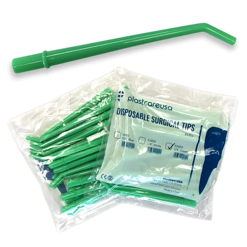 Vista 3 de Puntas de succión para aspirador quirúrgico dental, paquete de 3 tamaños de 100 unidades cada una (1/4 pulgadas y 1/8 pulgadas y 1/16 pulgadas)
