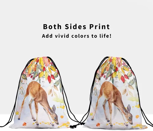 Vista 150 de Bolsa de agarre de gimnasia de piel de animal, bolsa de gimnasia con cordón ajustable, bolsa de cuerda para fauna silvestre, Mariposas Galaxy