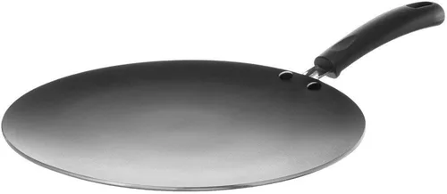 Vista 2 de G&D TAWA TAWA antiadherente TAWA/PARATHA TAWA TAWA Aluminio 2,6 MM con espátula de madera y fregador gratis (11.220 in) Regalos para el Día de San