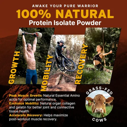 Vista 3 de Proteínas paleo en polvo, 1 libra/16 oz, de PaleoPro, 1