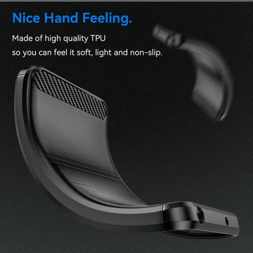 Vista 5 de Osophter Para Galaxy A05 Caso: con 2 unids Protector de pantalla Absorción de Golpes Flexible TPU Cubierta Protectora de Caucho para Samsung Galaxy