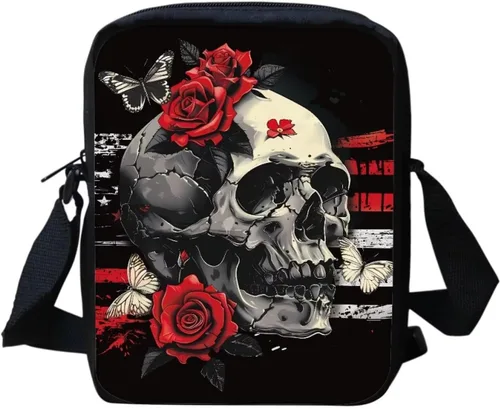 Vista 11 de Halloween Cat Small Messenger Bag Crossbody Shoulder Bag for Women Black Cat Pumpkin