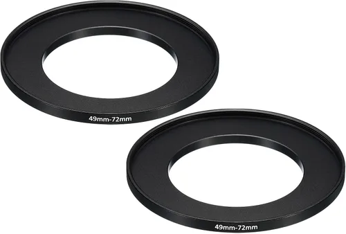 Vista 24 de PATIKIL Anillo elevador de metal de 1.594 in-1.693 in, paquete de 2 anillos adaptadores de filtro de lente de cámara, anillo adaptador de filtro