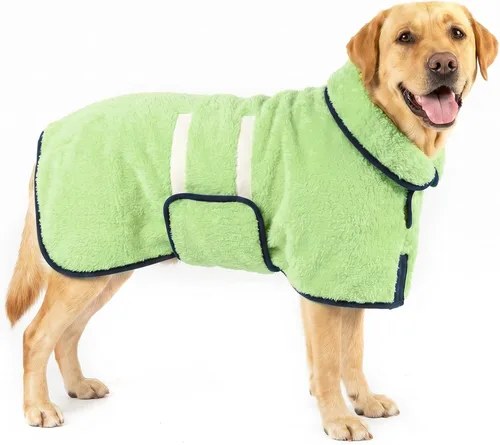 Vista 22 de Bienbee Albornoz para perro, súper absorbente para perros pequeños a Negro