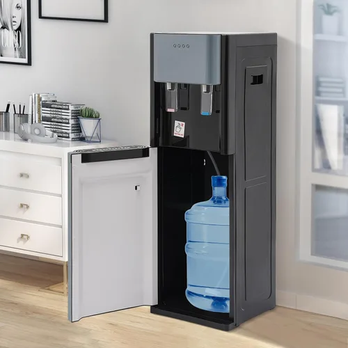 Vista 6 de Dispensador de agua de carga inferior, enfriador de agua de 5 galones con 3 ajustes de temperatura, dispensador de agua con funciones de calefacción