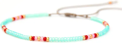 Vista 8 de Tobillera para mujer, tobillera de playa impermeable con cuentas únicas y coloridas, estilo bohemio, bohemio, hippie, nativo americano, hecho a mano