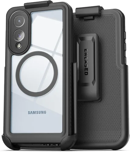 Vista 13 de Encased Funda impermeable para cinturón diseñada para Samsung Galaxy S24 Plus, funda protectora de cuerpo completo con protector de pantalla