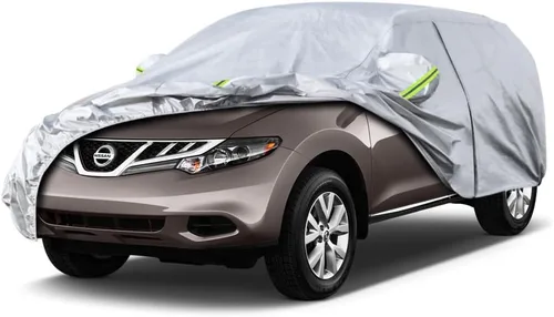 Vista 120 de KouKou Funda impermeable para automóvil SUV adecuada para BMW X1 de 2009 a 2025, 7 capas a prueba de viento para todo tipo de clima, cubierta