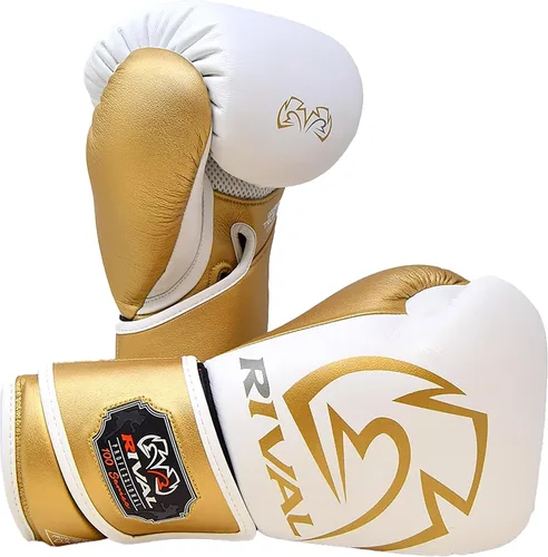 Vista 6 de Guantes de boxeo RIVAL RB100 profesionales para bolsa, 6mm de acolchado D30, microfibra artesanal, sistema innovador Wrist Lock 3