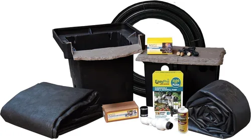 Vista 2 de easypro Productos Kit de estanque completo para estanque, 6 'X 6' Estanque, Small