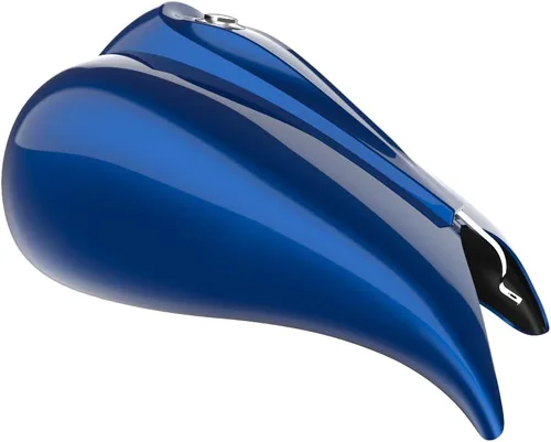 Vista 134 de Cubiertas de tanque estiradas con consola de tablero y tapa de tanque de combustible, cubiertas de combustible de galón para Harley Touring Whisky
