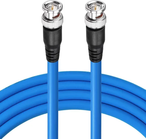 Vista 10 de Superbat Cable SDI 3G/6G/12G de 1 pie BNC Jumper Belden 1694A, compatible con video HD-SDI/3G-SDI/4K/8K, para convertidor de cámaras, cable SDI