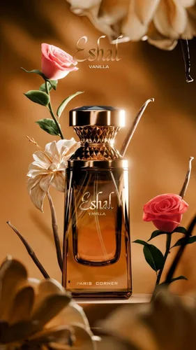 Vista 2 de Paris Corner Eshal Vanilla EDP 3.4 fl oz Perfume para mujer Fragancia dulce, cálida, sensual y duradera Disfruta de notas de azúcar