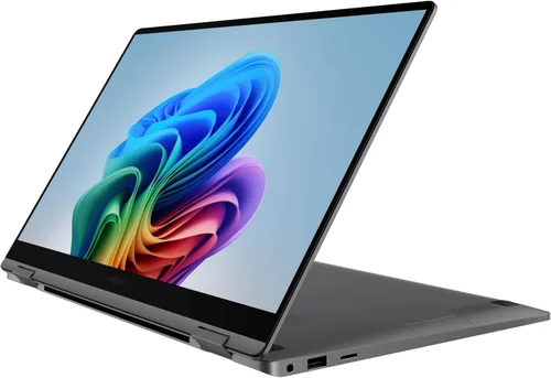 Vista 19 de Samsung PC Galaxy Book5 360 Copilot+ de 15.6 pulgadas, portátil empresarial Laptop empresarial AI con copilot, Windows 11 Pro, pantalla táctil FHD