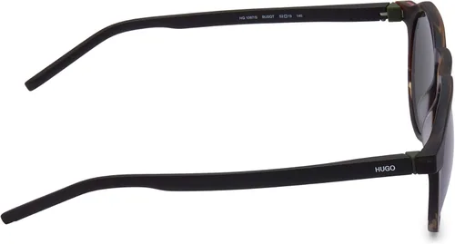 Vista 5 de Gafas de sol Hugo Boss HG-1087-S BU0QT Mármol Marrón - Negro Mate - Lentes grises verdes