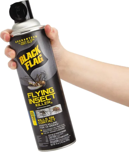 Vista 3 de Black Flag Flying Insect Killer 18 onzas, aerosol para insectos en aerosol