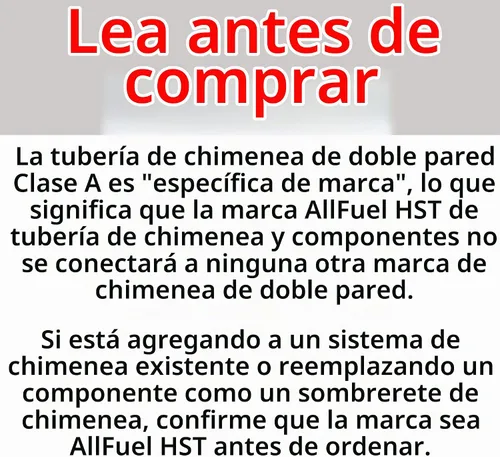Vista 2 de AllFuel HST Tapa de lluvia con pararrayos de chispas de 3/4 pulgadas para tubo de chimenea aislado de doble pared de acero inoxidable 304 de 6