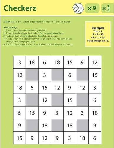 Vista 6 de Didax Recursos educativos Juegos de dados para el dominio de la multiplicación Medio