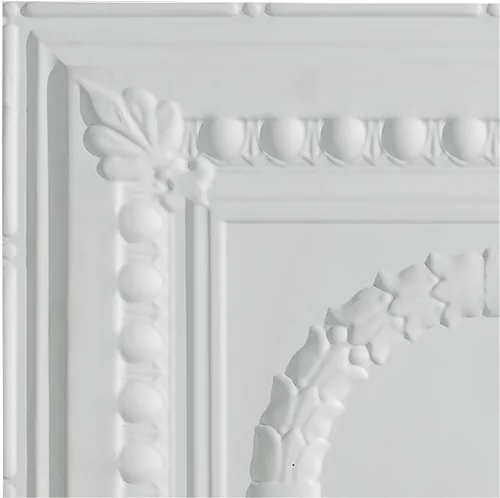 Vista 23 de FASÄDE Rosette - Panel de techo decorativo de vinilo adhesivo de 2 x 4 pies en bronce antiguo (paquete de 5)