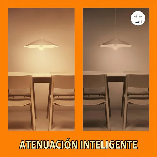 Vista 9 de WiZ 60W A19 - Bombilla inteligente LED blanca sintonizable, paquete de 1, E26, para interiores, se conecta a tu Wi-Fi existente, controla con voz