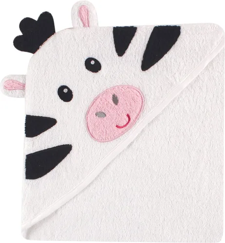 Vista 11 de Luvable Friends Toalla con capucha con cara de animal, talla única Azul Penguin