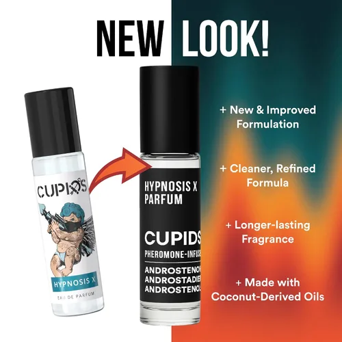 Vista 2 de Cupids Hypnosis Roll-on 0.3 fl oz para hombres - Perfume de feromonas de aceite original para hombres