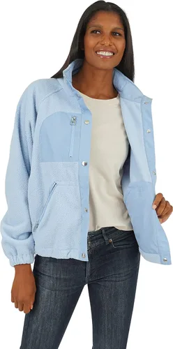 Vista 5 de kensie Chaqueta de forro polar para mujer con cuello alto